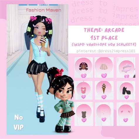 Dress to Impress Arcade Theme Ideas .